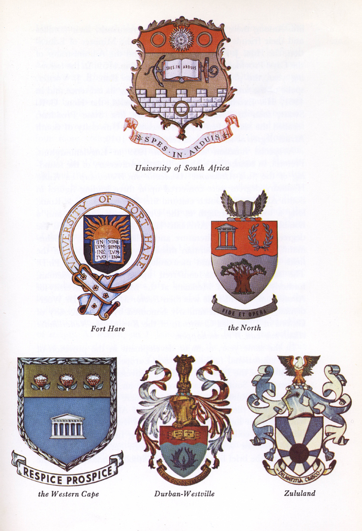 <p>Unisa is mandated to administer the syllabi and examinations of the new “non-white” colleges: Durban’s University College, and the university colleges of the Western Cape, the North, and Zululand.</p>